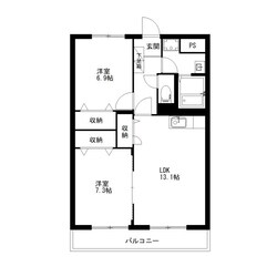 メゾンコンフォールの物件間取画像